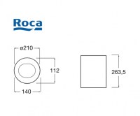 PAPELERA SIN TAPA PUBLIC ROCA